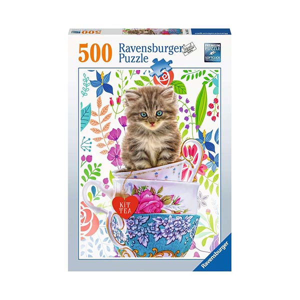 Puzzle 500 Ravensburger 15037 Mačiatko v hrnčeku