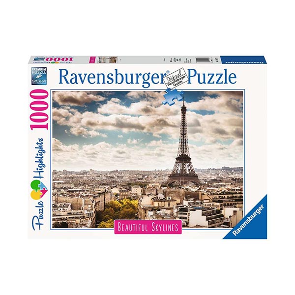 Puzzle 1000 Ravensburger 14087 Paríž