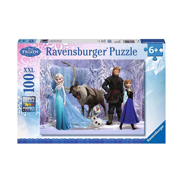 Puzzle 100 XXL Ravensburger 10516 V ríši snehovej kráľovnej