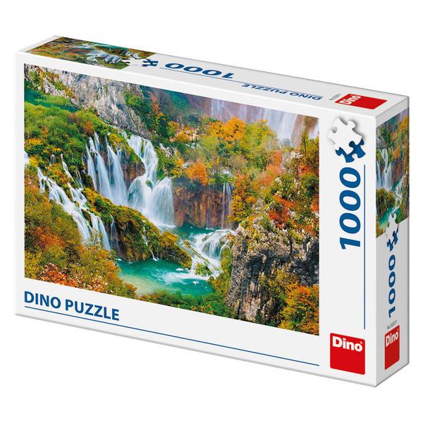 Puzzle 1000 Dino 532571 Plitvické jazerá