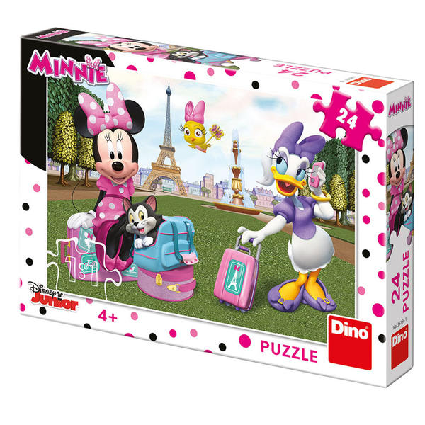 Puzzle 24 Dino 351561 Minnie v Paríži
