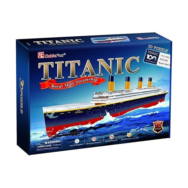 Puzzle 3D 113 CubicFun T4011H Titanic