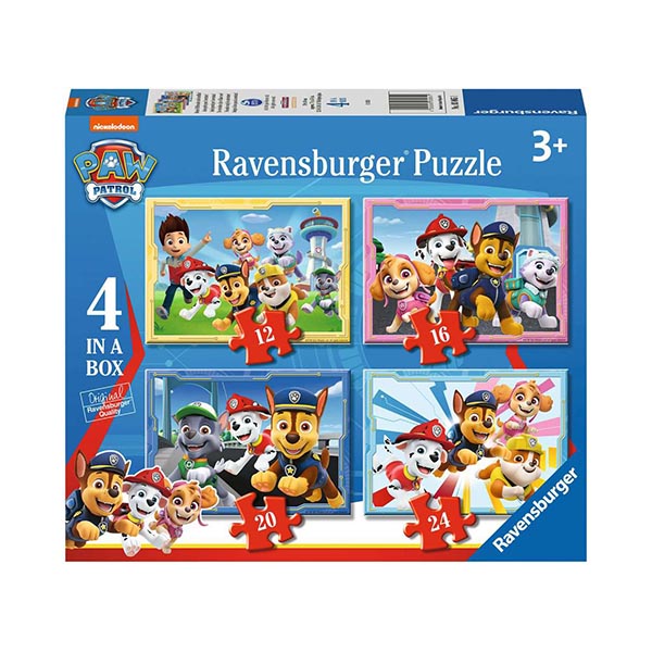 Puzzle 4v1 Ravensburger 03065 Labková patrola