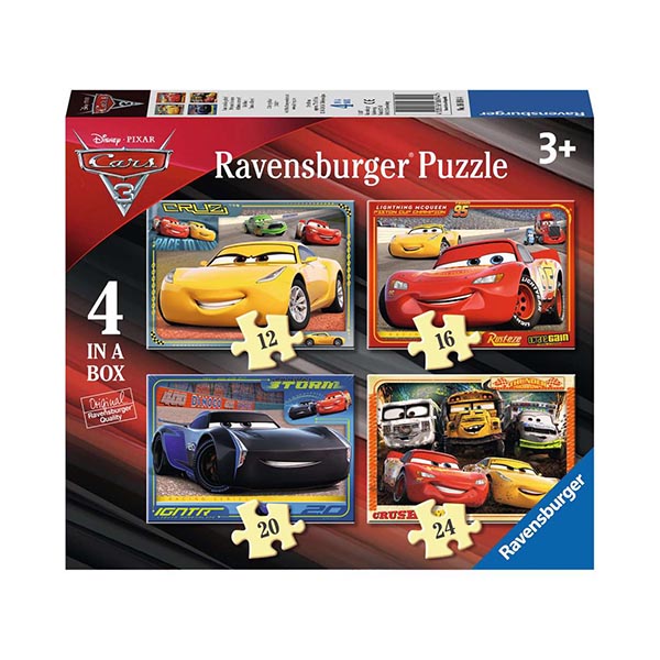 Puzzle 4v1 Ravensburger 06894 Autá 3