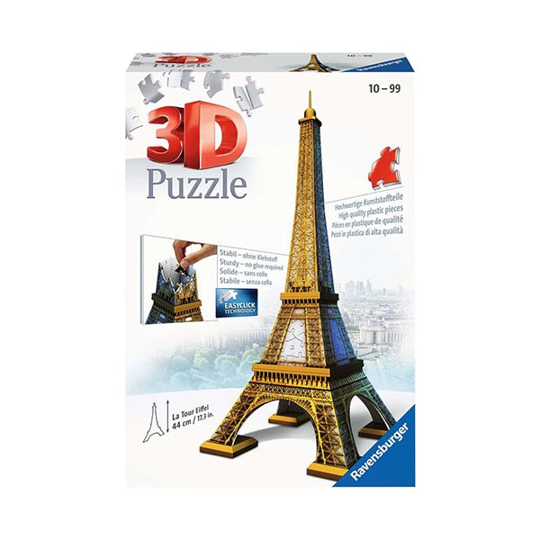 Puzzle 3D 216 Ravensburger Eiffelova veža
