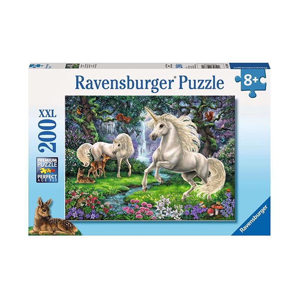 Puzzle 200 Ravensburger 12838 Tajomné jednorožce