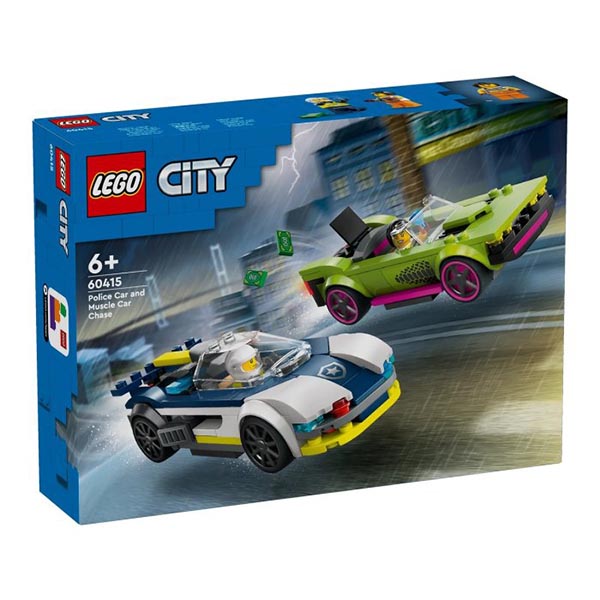 LEGO® City 60415 Naháňačka policajného auta a športiaka
