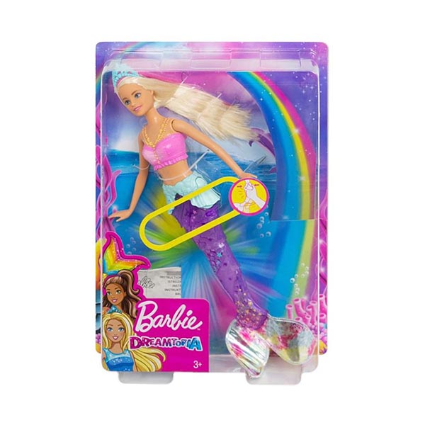 Barbie GFL82 Svietiaca morská panna s pohyblivým chvostom