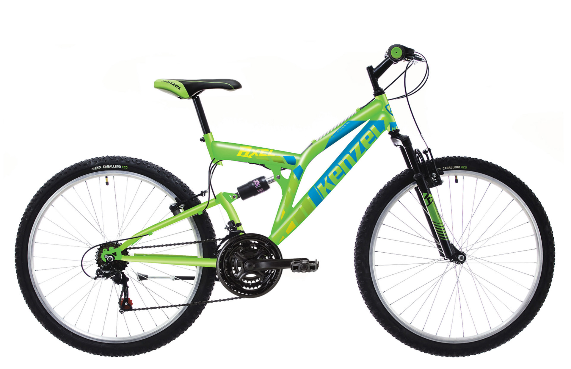 Bicykel KENZEL Axel SF24 zelený