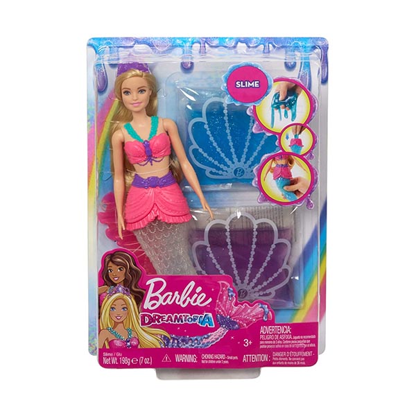Barbie GKT75 Morská víla a trblietavý slíz