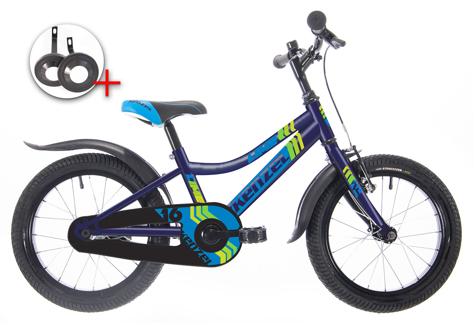 Bicykel KENZEL Lime RF16 modrý