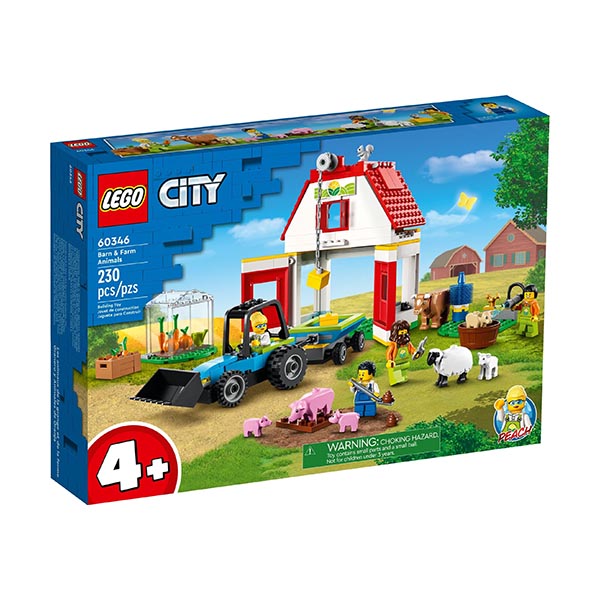 LEGO® City 60346 Stodola a zvieratká