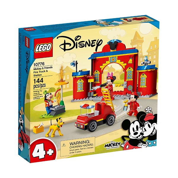 LEGO® Disney 10776 Hasičská stanica a auto Mickeyho a jeho priateľov