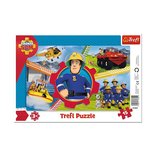 Puzzle 15 Trefl 31351 Hasič Sam