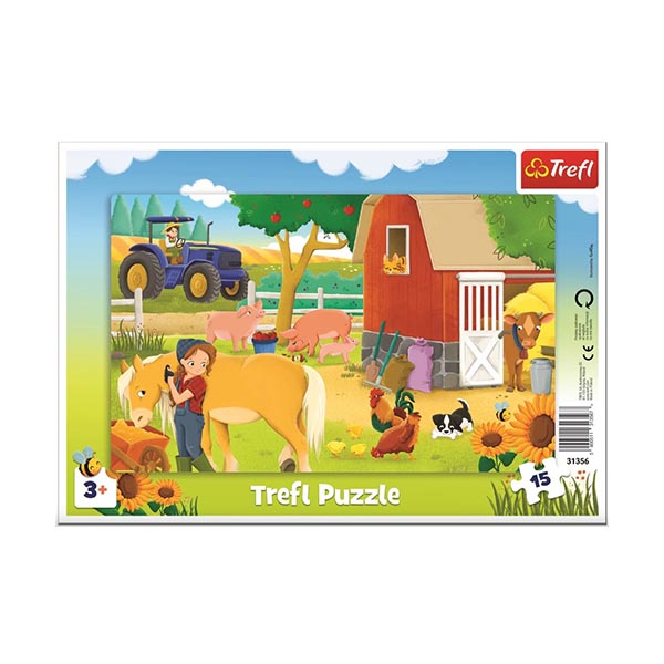 Puzzle 15 Trefl 31356 Na farme