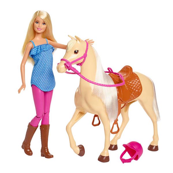 Barbie FXH13 Bábika s koňom